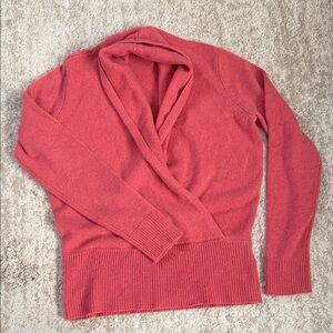 Ann Taylor cashmere shawl collar sweater